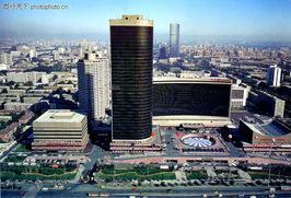 中國(guó)國(guó)際貿(mào)易中心 鳥瞰北京圖 首都風(fēng)光圖庫(kù) 壯觀 獨(dú)立 摩天樓
